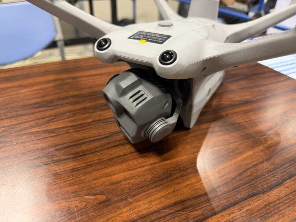 展示したドローンの機体
