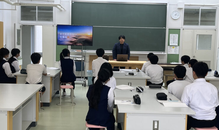 東庄中学校「夢授業」の様子（2026年9月9日撮影）